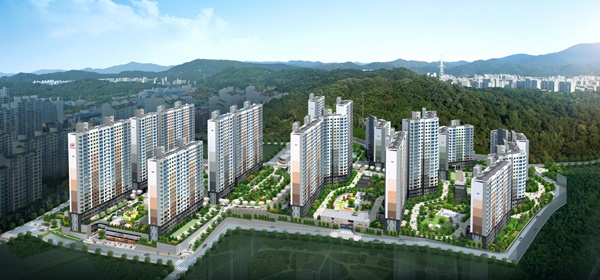 ▲ 힐스테이트 연제 부감투시도