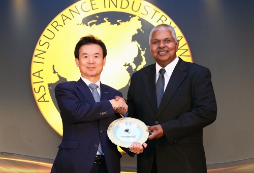 ▲ 아시아보험산업대상에서 '올해의 디지털기술상' 수상한 교보생명