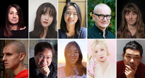 ▲ BIAF2020 심사위원단 (안카 다미안, 구혜선, 김보라, 이고르 코발로프, 레카 부시, 토마시 포파쿨, 이성강, 송시치, 박초롱, 성기완)