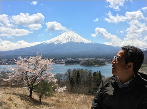 ▲ ▲가와구치 호수에서 바라본 후지산