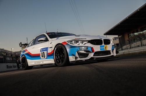 ▲ 한국타이어 타이어를 장착한 BMW 'M4 GT4'