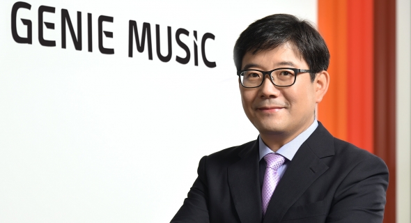 ▲ 23일 열린 지니뮤직 임시 주주총회와 이사회에서 새 대표이사로 선임된 김훈배 前 KT 플랫폼서비스 사업단장. 지니뮤직 제공