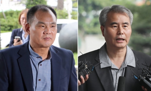 ▲ 김성호 전 의원(왼쪽)과 김인원 변호사