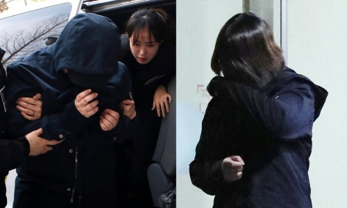 ▲ 8살 소녀를 살해한 용의자 A양(오른쪽)과 공범 B양. 이들은 22일 유괴살인 및 시신유기 혐의가 인정돼 각각 징역 20년형, 무기징역을 선고받았다.