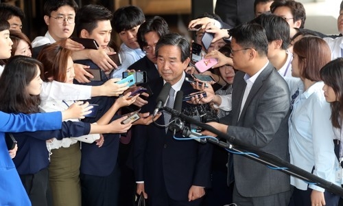 ▲ 지난 19일 오전 서울중앙지검으로 소환된 하성용 전 KAI 대표
