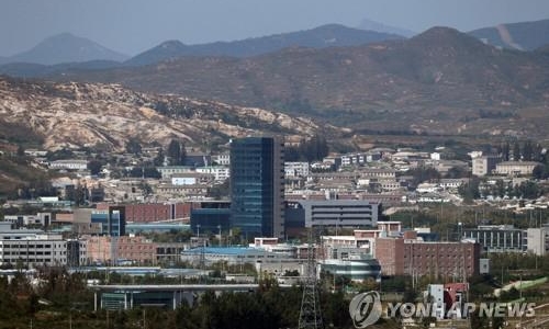 ▲ 경기 파주시 도라전망대에서 바라본 개성공단 일대. (사진=연합)
