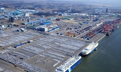 ▲ 평택항 전경.