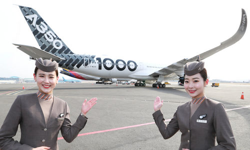 ▲ 아시아나항공 차세대 주력 기종 A350-1000