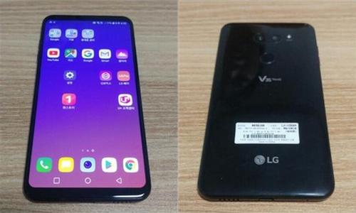 ▲ LG V35 ThinQ 앞면(왼쪽)과 뒷면.