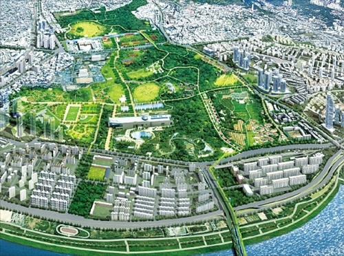 ▲ 용산공원 조감도