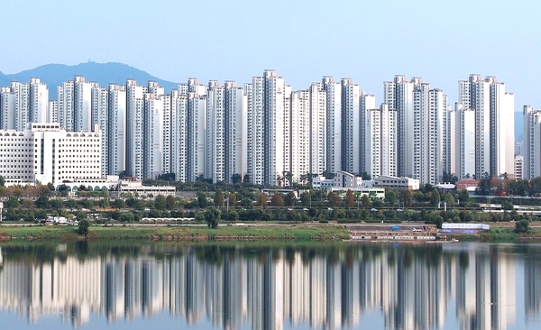 울산광역시 울주군에 조성된 신도시 전경. 사진=이범석 기자