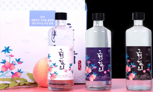 ▲도원결의 3종 세트(15도·25도·40도) [사진제공=영덕주조]
