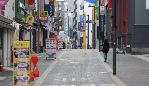 한산한 서울 명동거리(사진=연합뉴스)