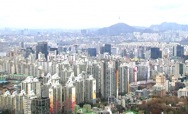 서울시내 아파트 전경.