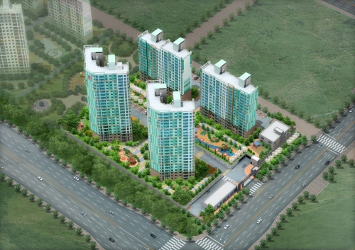 부산신항 사랑으로 부영 5단지 조감도