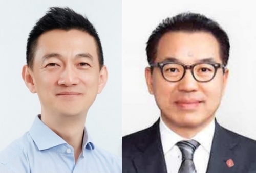 안세진 호텔군 총괄대표 사장(왼쪽), 정준호 롯데쇼핑 백화점사업부 대표 부사장