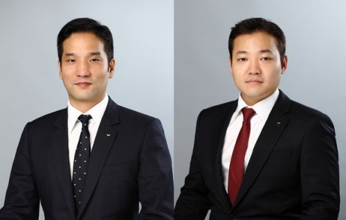 이태성 세아홀딩스 신임 사장(왼쪽)과 이주성 세아제강지주 신임 사장(오른쪽). 사진=세아그룹