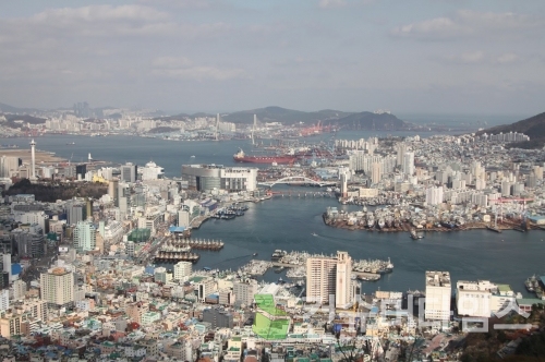 부산항 모습.