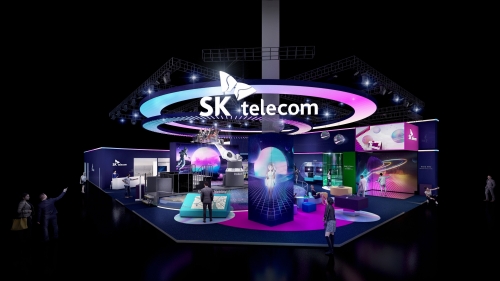 SK텔레콤 MWC 2022 전시관 조감도