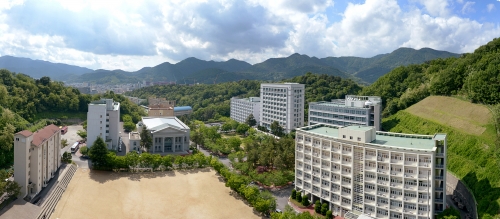 창신대 전경.