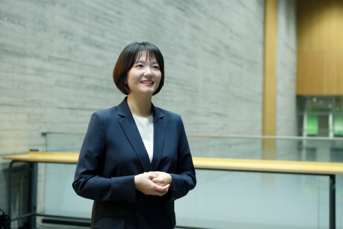 14일 주주총회장에서 최수연 대표(사진=네이버)