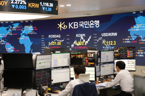 kb국민은행 딜링룸.