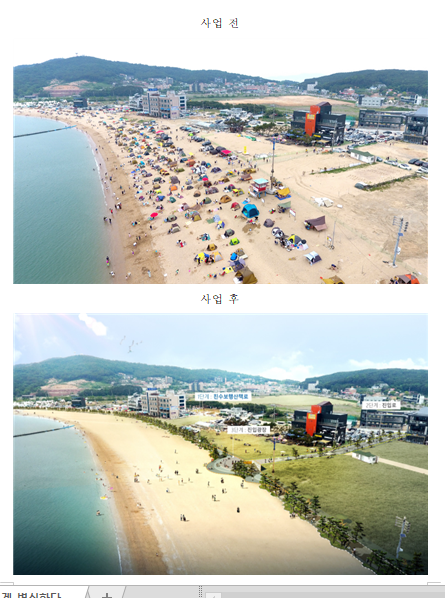 왕산해수욕장 경관특화사업 조감도(사진제공=인천시)