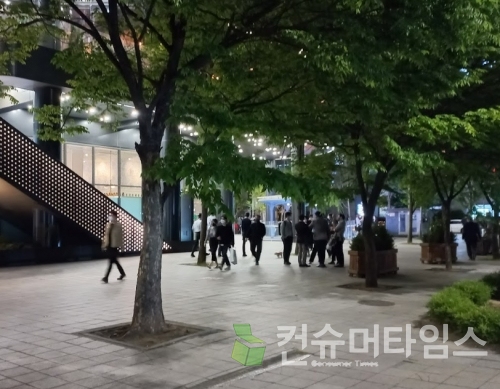 활기를 찾은 여의도 일대 모습. [사진=김지훈 기자]