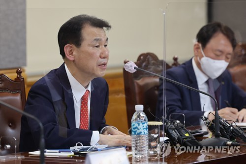정은보 금융감독원장이 12일 사의 표명했다. [사진=연합뉴스]
