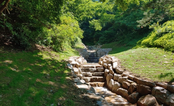 미추홀구 학익동 문학산 일원(2021년 사방사업 시공)