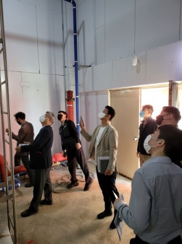 수원팔달주차타워 안전점검 컨설팅 현장 모습.(사진제공=경기주택도시공사(GH))