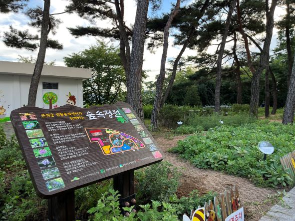 지난 6월, 군위군 공공정원 '숲속정원' 조성을 완료했다.(사진제공=한국수목원정원관리원)