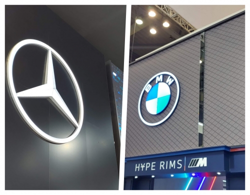 1분기 벤츠와 BMW의 양강체제는 더욱 공고해졌다. [사진=김지훈 기자]