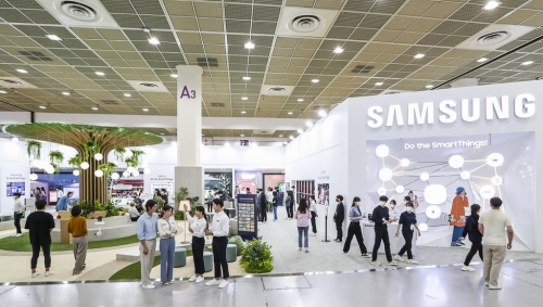 한국전자전 2022 삼성전자 부스 전경