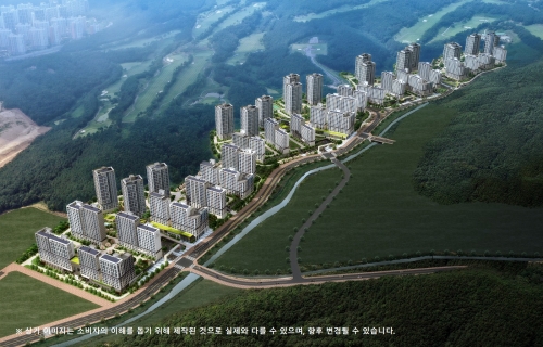 동탄 파크릭스 조감도.