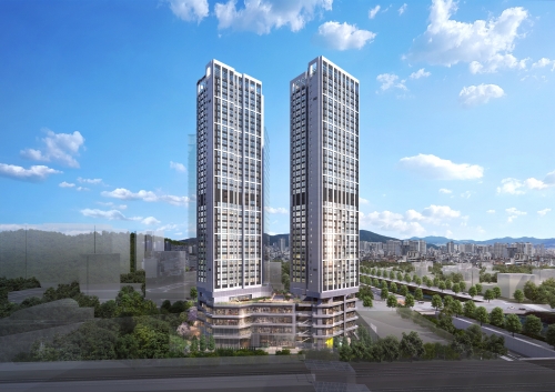 힐스테이트 DMC역 투시도.