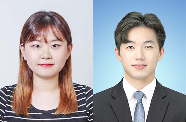 (왼쪽부터) 인하대학교 산업경영공학과 김지현, 전기컴퓨터공학과 양호준 학생.