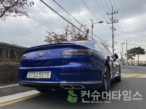 폭스바겐 아테온 R라인 4모션. [사진 = 이찬우 기자]