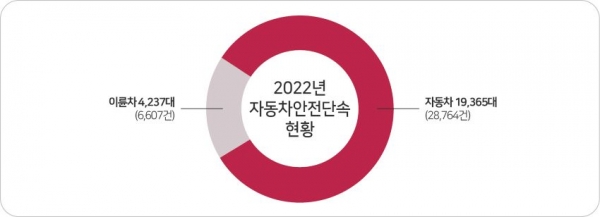 자동차안전단속 현황(사진제공=한국교통안전공단)