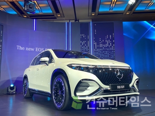 더 뉴 EQS SUV. [사진 = 이찬우 기자]