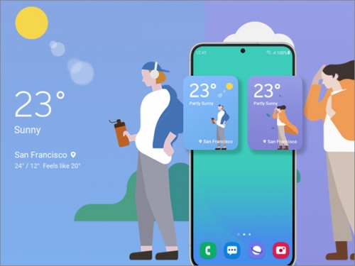 One UI 5.1 날씨 위젯