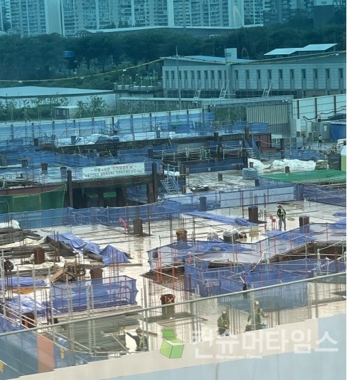 서울시 성동구의 한 아파트 신축 현장.