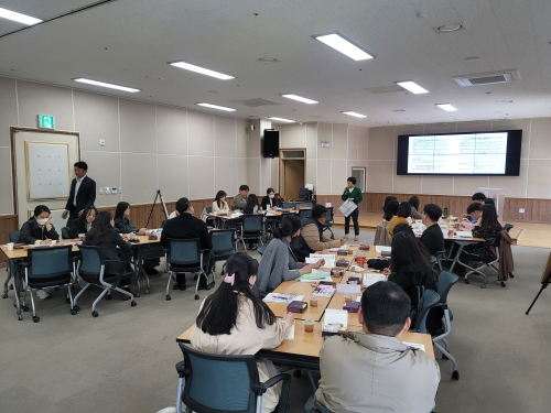 광주다움 통합돌봄 사례관리 역량강화 과정 교육 모습