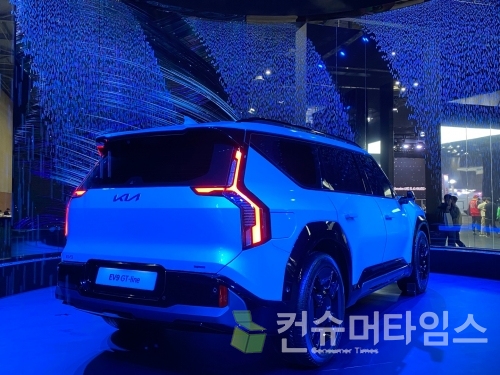 기아 EV9. [사진 = 이찬우 기자]