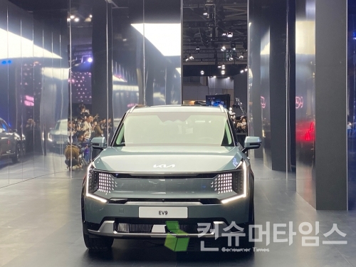 기아 'EV9'. [사진 = 이찬우 기자]