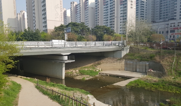 인천시 부평구 굴포천 굴포4교(사진제공=인천시)