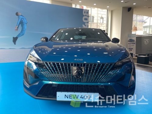 뉴 푸조 408. [사진 = 이찬우 기자]