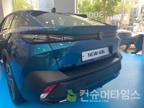 뉴 푸조 408. [사진 = 이찬우 기자]