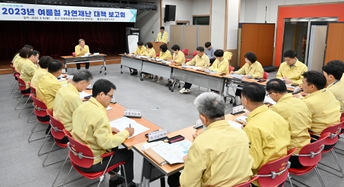 여름철 자연재난 대책 보고회_