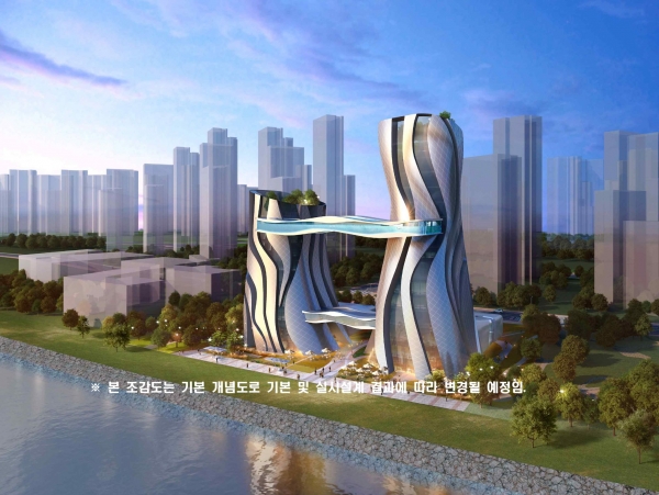 조감도(복합문화도서관)-(사진제공=인천경제청)